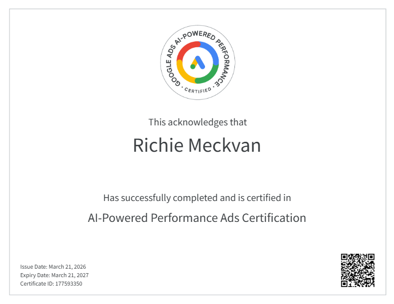 Google Ads AI-Powered Performance Certification