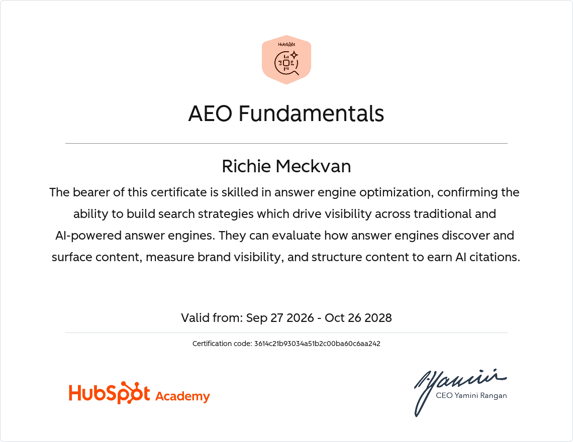 AEO Fundamentals Certification
